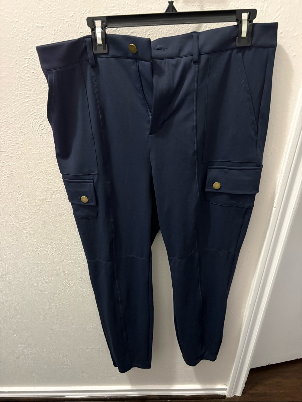 DayStretch High Waisted Decorative Pocket Skinny Ankle Length Casual Woman’s XL